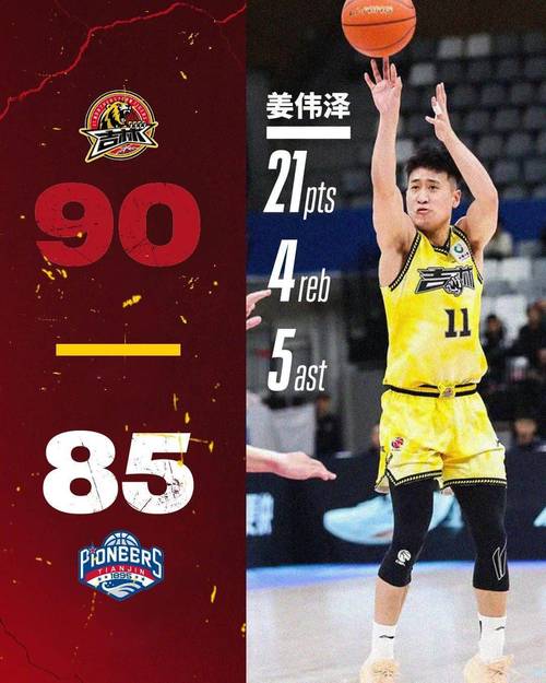 CBA战报：吉林8275辽宁，姜伟泽21+5+5