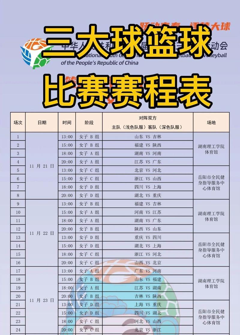 cba赛程2021篮球赛程表，cba赛程及赛果